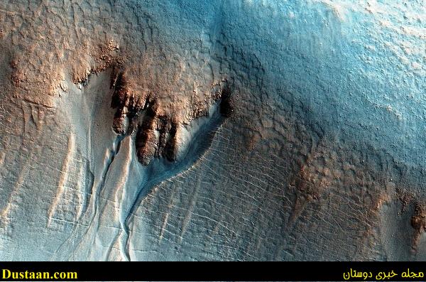 نتیجه تصویری برای کشف یخ در سیاره مریخ
