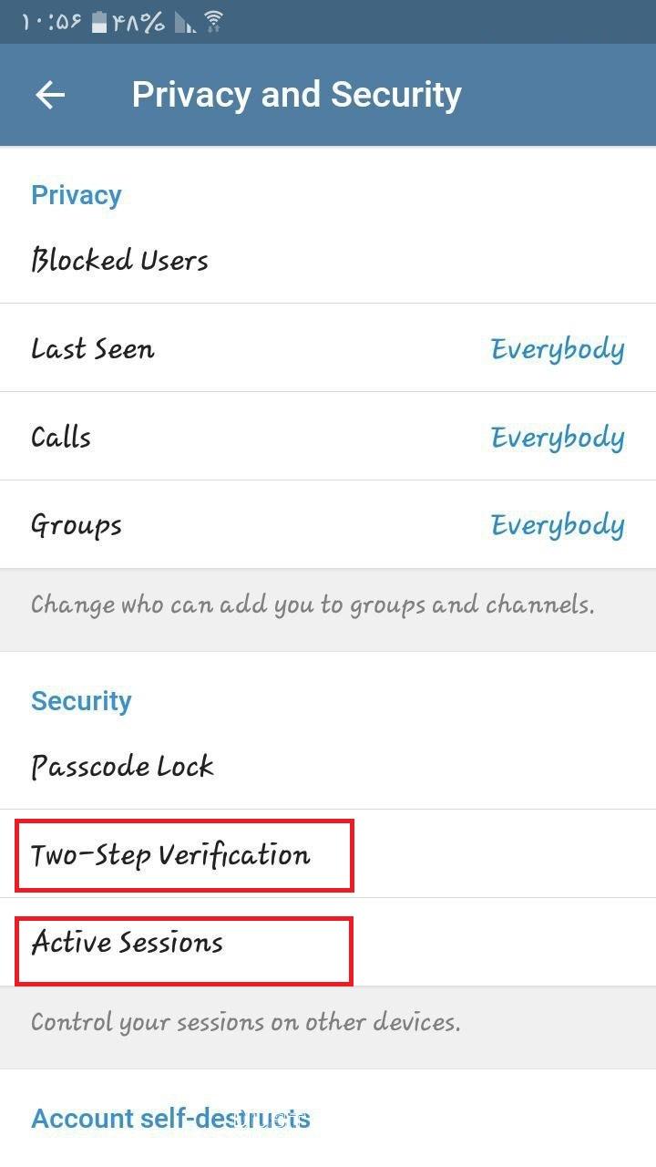www.dustaan.com هک تلگرام | جلوگیری از هک شدن تلگرام