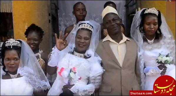 www.dustaan.com ازدواج همزمان مرد ثروتمند با 3 دختر! +عکس