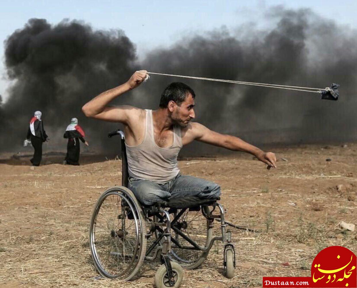 www.dustaan.com جوان 29 ساله فلسطینی که تصویرش دنیا را تکان داد