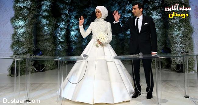 مراسم ازدواج دختر اردوغان با پسر بازرگان ترک در استانبول+ تصاویر