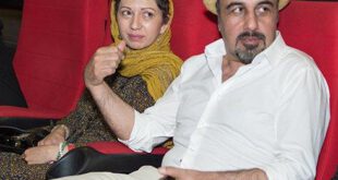 رضا عطاران و همسرش فریده فرامرزی در اکران «دراکولا» +تصاویر