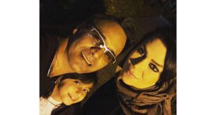 سلفی جالب شهرام شکوهی در کنار همسر و دخترش +عکس
