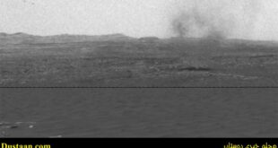 تصاویری زیبا از تنوره دیو در مریخ