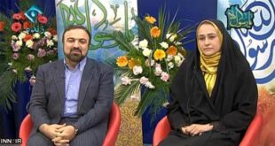 تصاویر مرتضی حیدری و همسرش زهره کاظمی در برنامه تلویزیونی