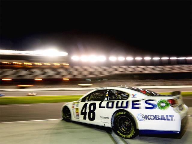 جیم جانسون در حاشیه مسابقات قهرمانی سرعت ناسکار ....