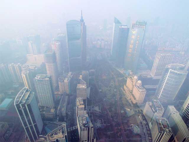 الودگی بیش از حد هوا در شهر گوانگژو ....