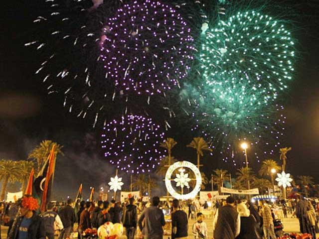 سومین جشن انقلاب بر علیه معمر قذافی در طرابلس...