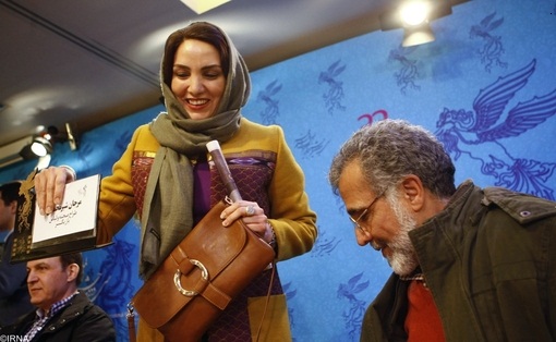 تصاویر نهمین روز جشنواره فجر نشست خبری اذر شهدخت پرویز و دیگران