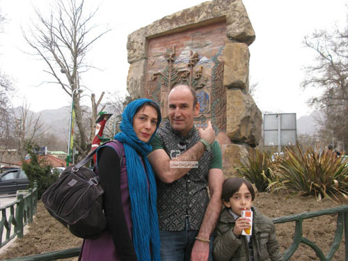صالح آقا میرزایی و همسر و پسرش