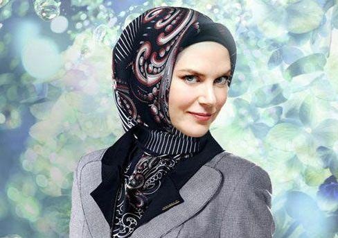بازیگران معروف و زیبای هالیوودی را با حجاب ببینید!