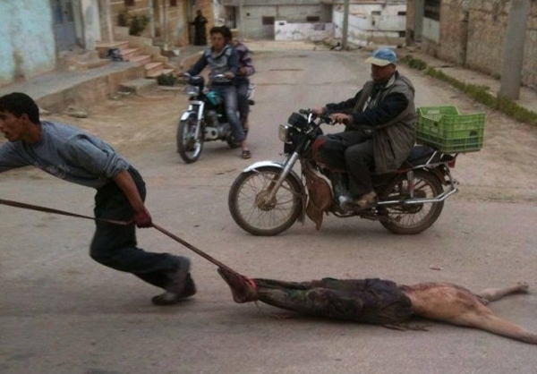 جنایات وحشتناک تروریست های تکفیری علیه مردم سوری+ تصاویر 18+