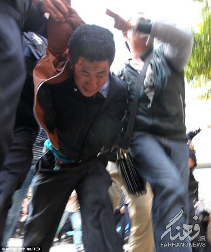 نجات زن جوان از دست زور گیر ساطور به دست+ تصاویر