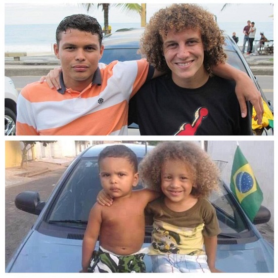عکس/ شباهت باور نکردنی دو کودک به ستارگان برزیل