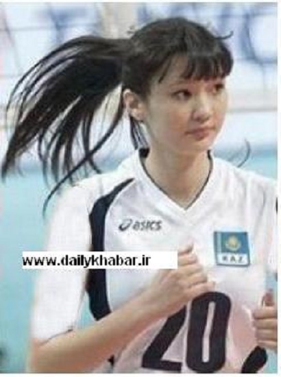 عکس/ زیبایی والیبالیست زن قزاقستانی دردسرساز شد!