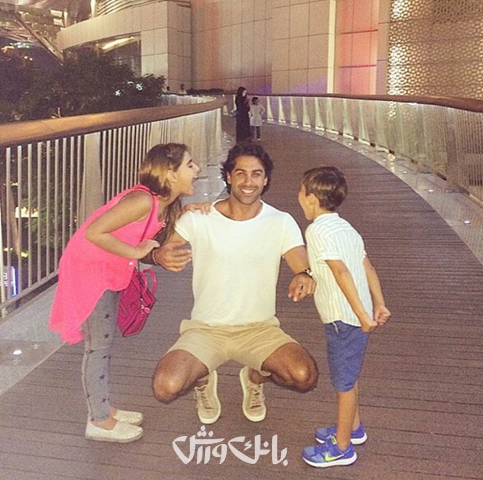 عکس جدید فرهاد مجیدی به همراه خانواده در دوبی