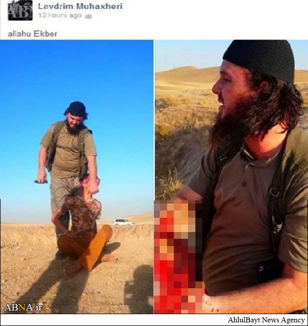 تصاویری دلخراش از جلاد اروپایی داعش +18