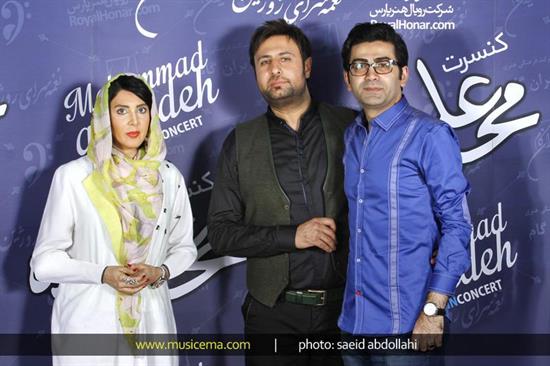 احسان و سولماز در کنسرت علیزاده در کنار فرزاد حسنی و لیلا بلوکات +تصاویر