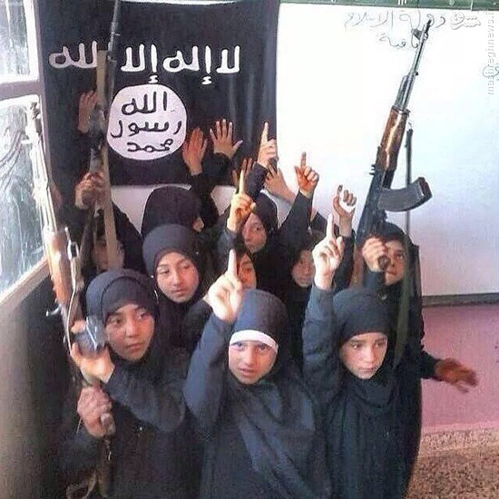عکس/ مدرسه دخترانه گروهک تروریستی داعش!