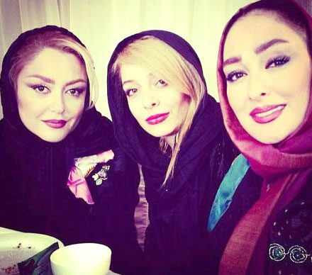 سلفی الهام حمیدی، ساره بیات و شقایق فراهانی