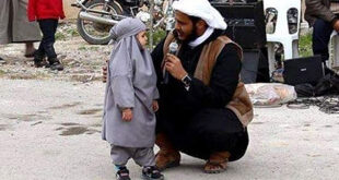 توبه کوچک‌ترین دختر عضو داعش به خاطر تماشای باب اسفنجی!