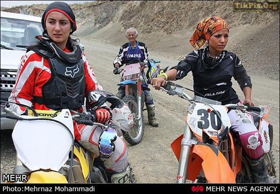 تصاویری از دختران موتورسوار حرفه ای ایرانی!