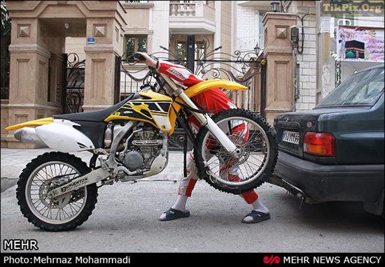 www.dustaan.com-دختر موتورسوار ایرانی7
