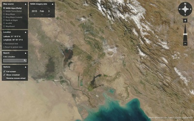 تصاویر ماهواره‌های ناسا از بحران اخیر ریزگردهای خوزستان