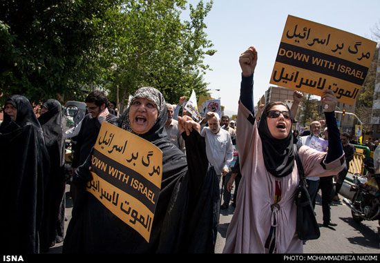 تصاویر راهپیمایی باشکوه مردم در روز جهانی قدس