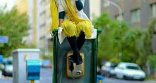 حرکت بسیار عجیب یک دختر در تهران! +عکس