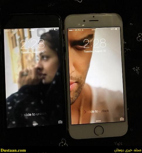 صفحات موبایل بنیامین و همسرش!