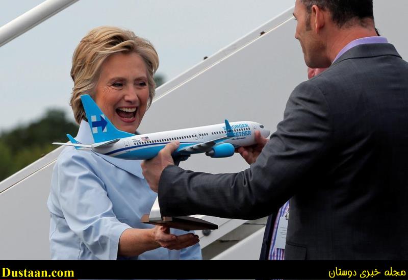 هواپیمای کمپین انتخاباتی هیلاری کلینتون