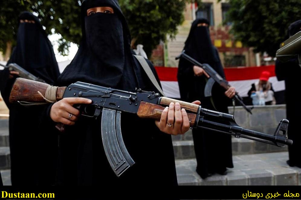 زنان مسلح حوثی+عکس