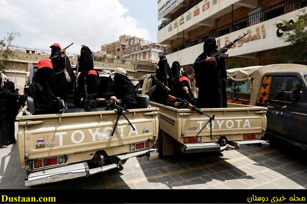 زنان مسلح حوثی+عکس