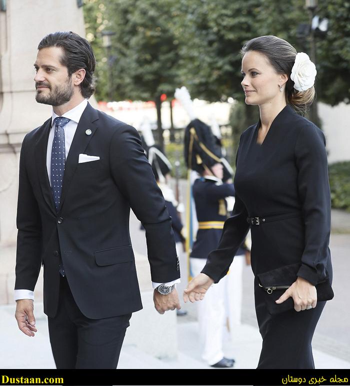 تصاویر/ عروس خاندان سلطنتی سوئد در افتتاحیه پارلمان