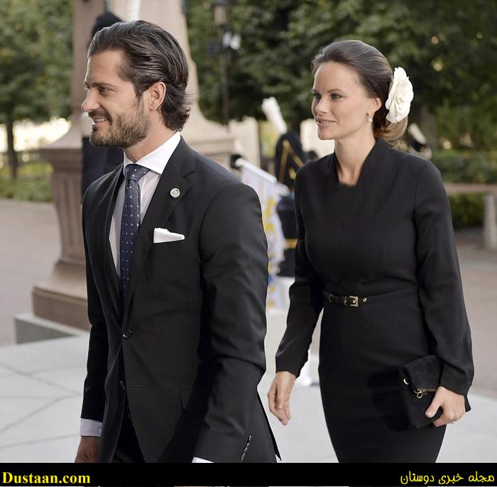 تصاویر/ عروس خاندان سلطنتی سوئد در افتتاحیه پارلمان