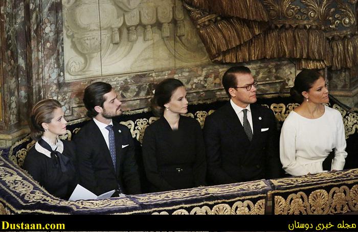 تصاویر/ عروس خاندان سلطنتی سوئد در افتتاحیه پارلمان