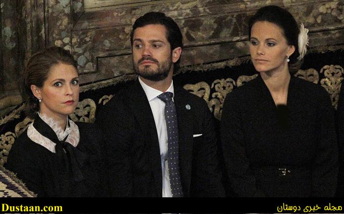 تصاویر/ عروس خاندان سلطنتی سوئد در افتتاحیه پارلمان