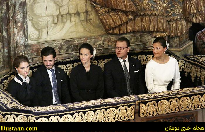 تصاویر/ عروس خاندان سلطنتی سوئد در افتتاحیه پارلمان