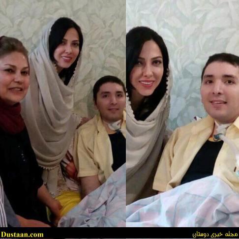 عیادت لیلا اوتادی و مهرانه ترابی از طرفدارشان