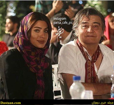 رضا رویگری و همسرش در یکی از جشن های سینمایی
