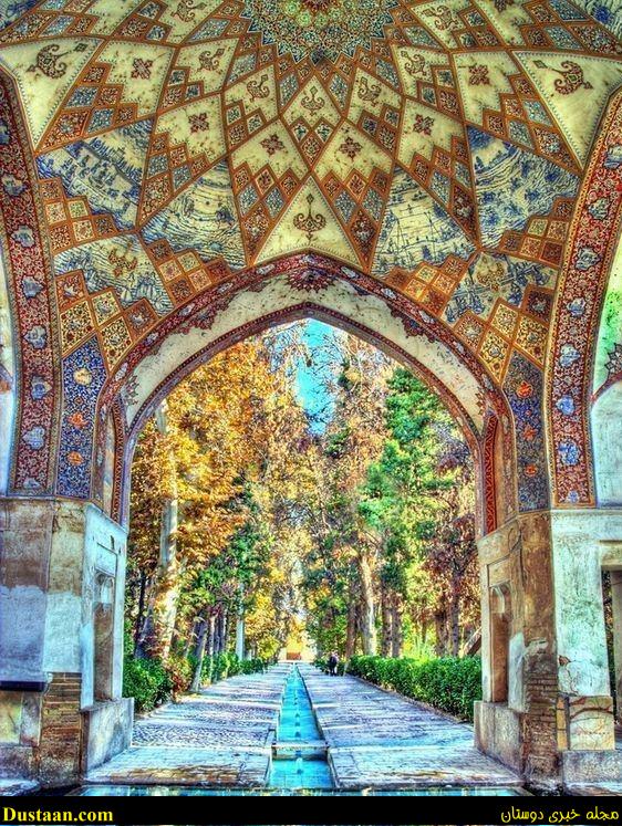www.dustaan.com-عکس: یکی از زیباترین باغ های ایران