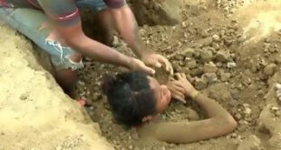 دفن دختر جوان