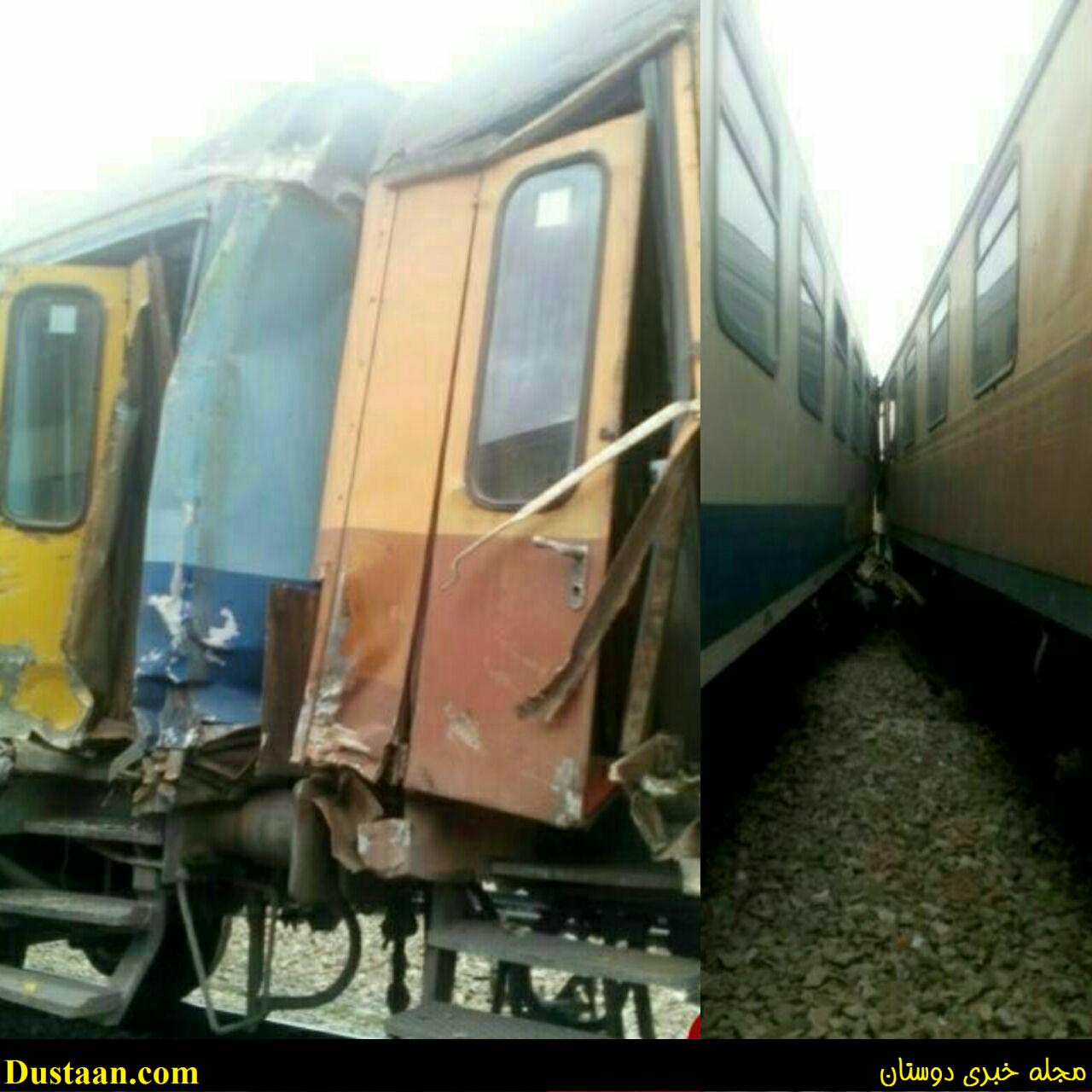 برخورد ۲ واگن در ایستگاه راه آهن مشهد