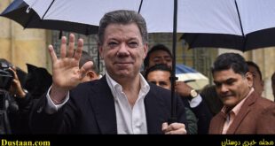 اعطای جایزه صلح نوبل به رئیس جمهور کلمبیا