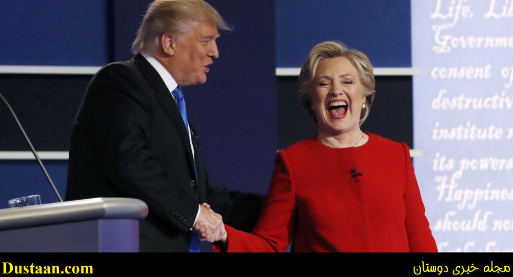 نظرسنجی: ترامپ دو درصد از کلینتون جلوست