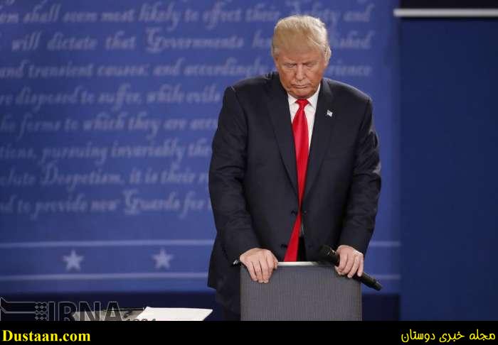 www.dustaan.com-تصاویر حواشی دومین مناظره ترامپ و کلینتون
