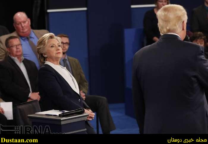 www.dustaan.com-تصاویر حواشی دومین مناظره ترامپ و کلینتون