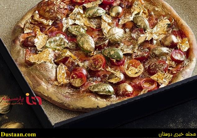پیتزا با طعم طلای ۲۴ عیار