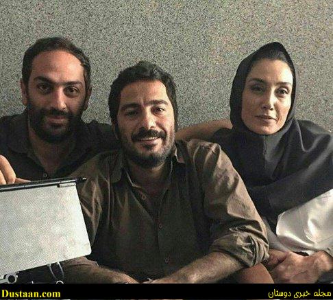 گریم هدیه تهرانی و نوید محمدزاده در فیلم بدون تاریخ بدون امضا